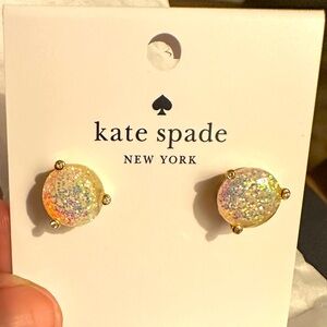 BRAND NEW Kate Spade Opal Glitter Studs